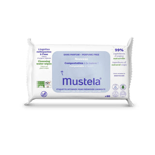 Mustela Bebé Toalhetes de Limpeza sem Perfume 60 Unidades