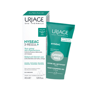 Uriage Hyséac 3-Regul 40ml + Oferta Gel de Limpeza 50ml
