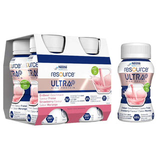Resource Ultra + Morango 125ml 4 Unidades