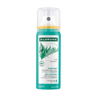 Klorane Champú Seco Detox Anticontaminación Bio Menta Acuática 150