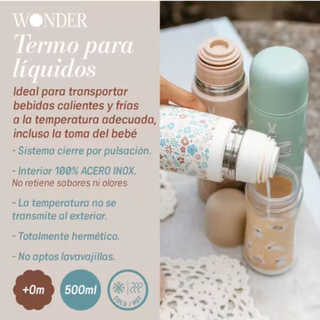 Suavinex Termo para Líquidos Bege +0m 500ml