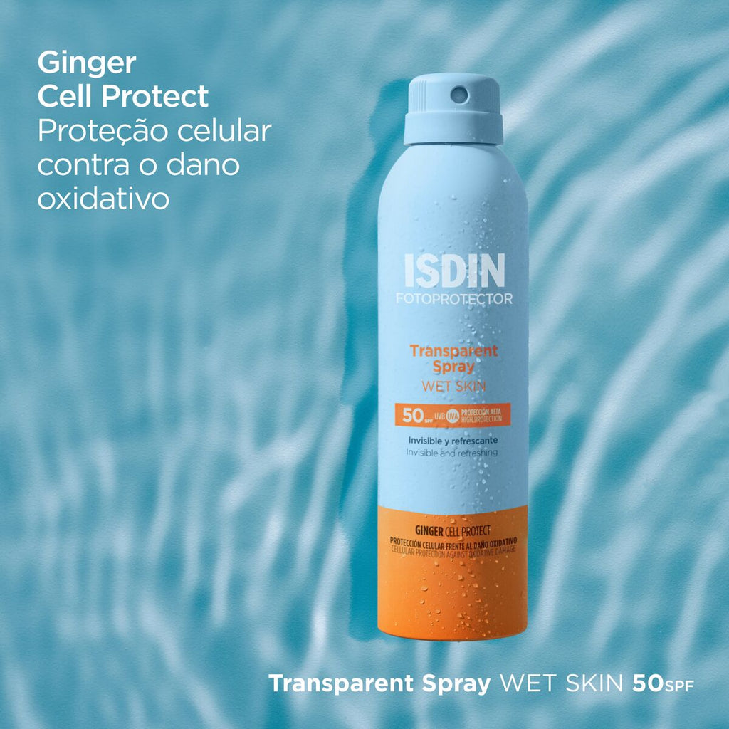 Isdin Fotoprotector Transparente Spray Piel Húmeda SPF50 250ml