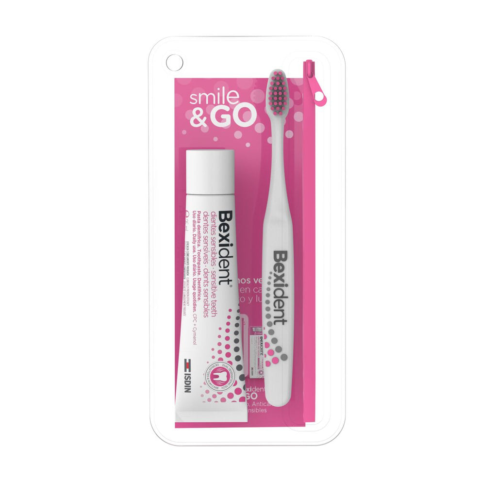 Kit para dientes sensibles ISDIN Bexident Smile &amp; Go