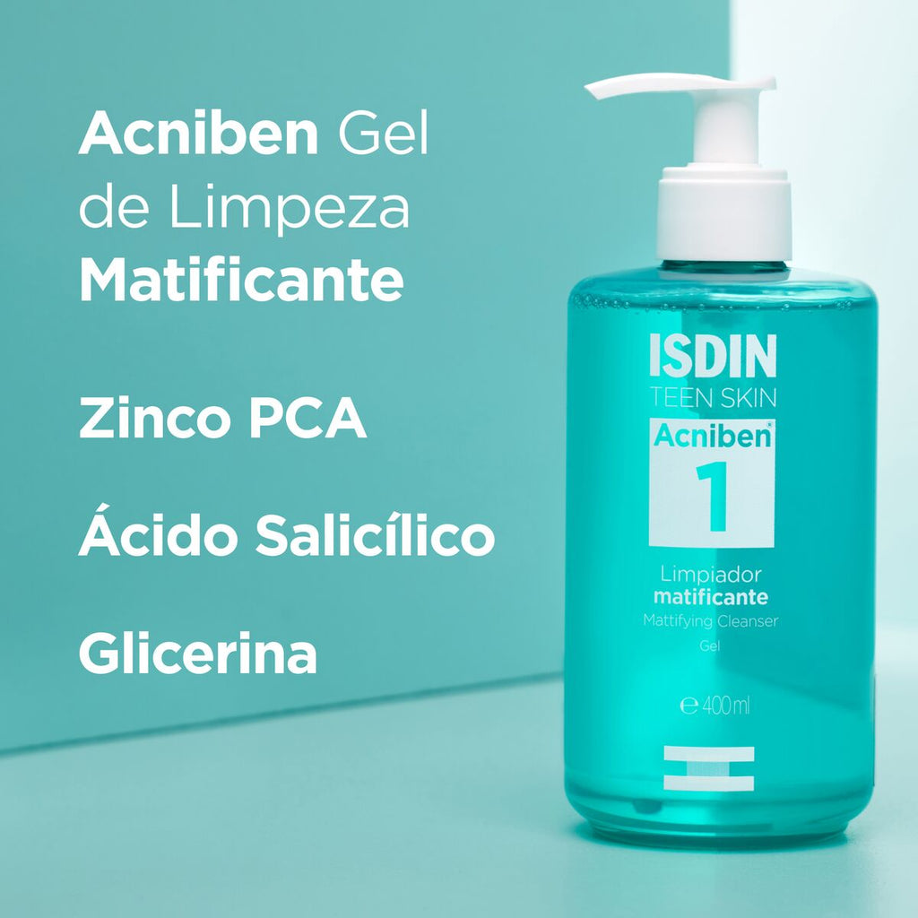 ISDIN Acniben Gel Limpiador Matificante Rostro y Cuerpo 400ml