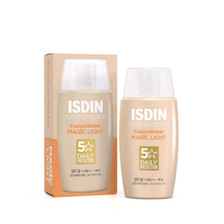 Fotoprotector solar IDSIN Fusion Water Magic Light (color claro) FPS 50 50 ml