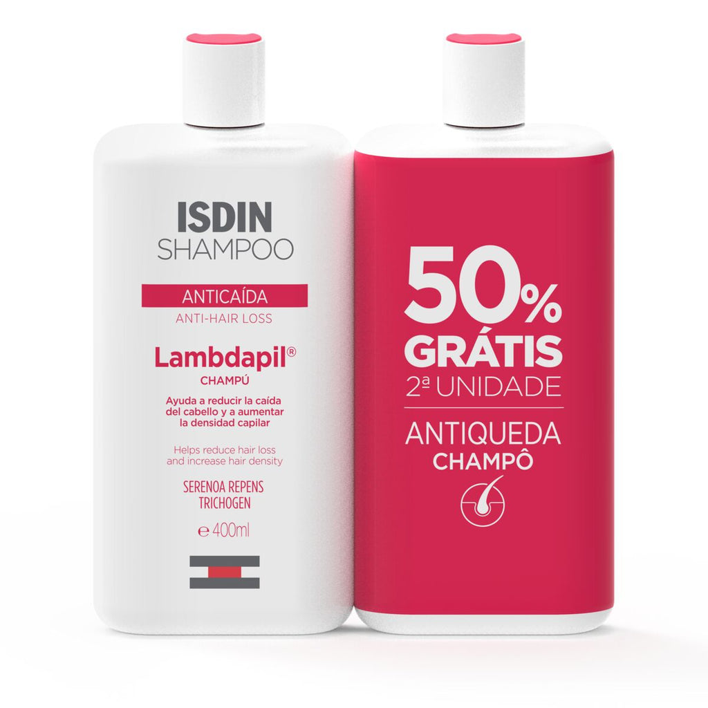 Isdin Lambdapil Duo Champú Anticaída 2 x 400ml Con 50% de descuento en el 2º Pack