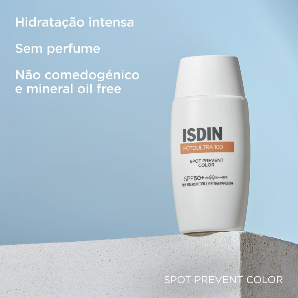 Isdin Fotoultra 100 Isdin Spot Prevent Fusion Fluid Com Cor FPS50+