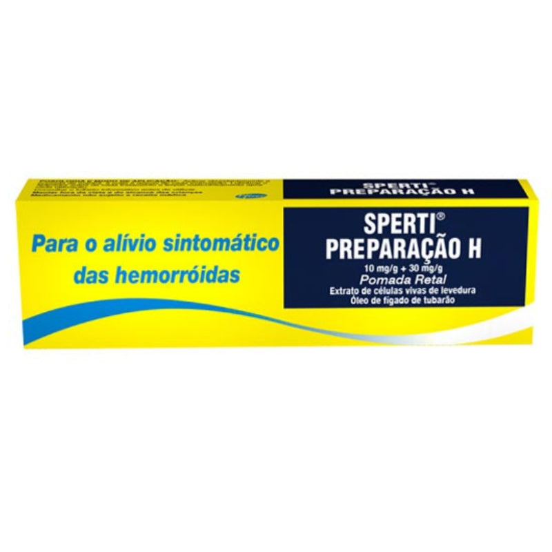 Sperti Preparação H 10/30mg/g 25g pomada retal