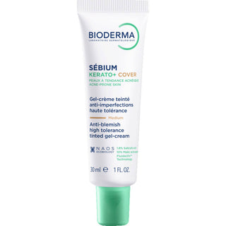 Bioderma Sébium Kerato+ Cover Gel-Creme Cor Média 30ml