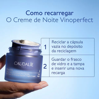 Caudalie Vinoperfect Creme de Noite Glicólico Antimanchas 50ml - Recarga