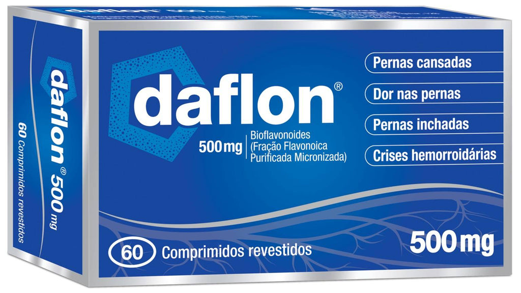 Daflon 500mg 60 Comprimidos Recubiertos