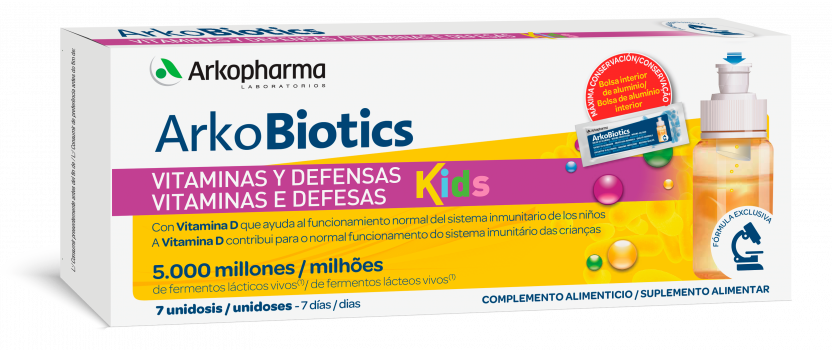 ARKOBIOTICS Vitaminas e Defesas Kids 7 x 10ml