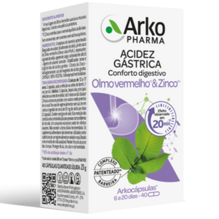 Arkocápsulas Olmo Vermelho & Zinco 40 Cápsulas