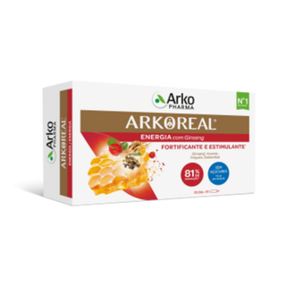 Arkoreal Geleia Real + Ginseng 20 Ampolas