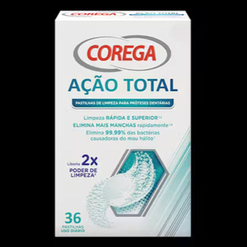 Corega Ação Total Max Limpeza 36 Pastilhas