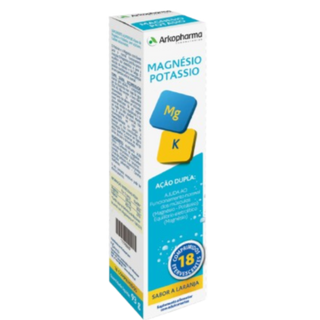 Arkomag Magnésio Potássio 18 Comprimidos Efervescentes