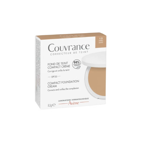 Avène Couvrance Base Creme Compacto 1.2 Areia SPF30 8,5G