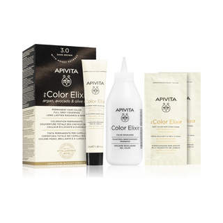 Apivita My Color Elixir Coloração Permanente 3.0 Castanho Escuro
