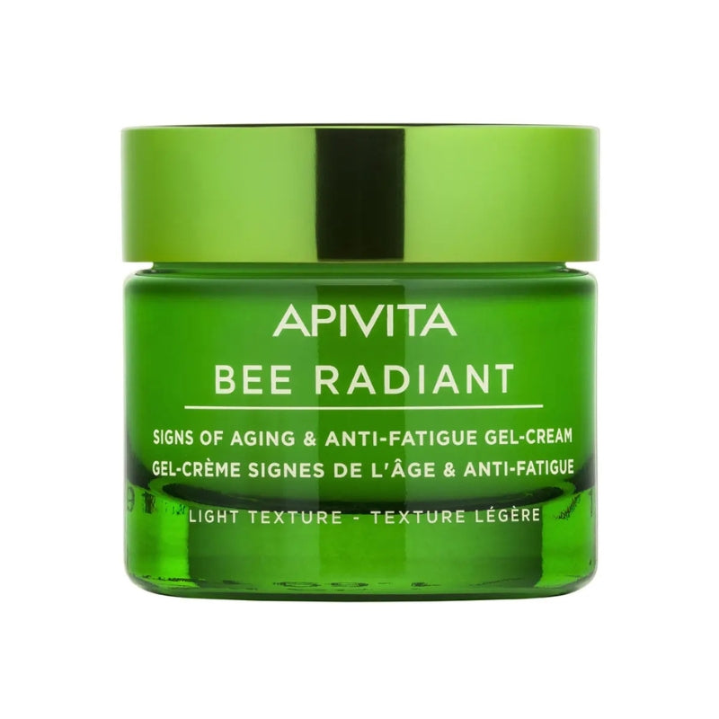Apivita Bee Radiant Gel-Creme Sinais de Envelhecimento e Antifadiga Textura Ligeira 50ml