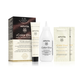 Apivita My Color Elixir Coloração Permanente 5.35 Castanho Claro Mogno