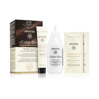 Apivita My Color Elixir Coloração Permanente 6.35 Loiro Escuro Mogno