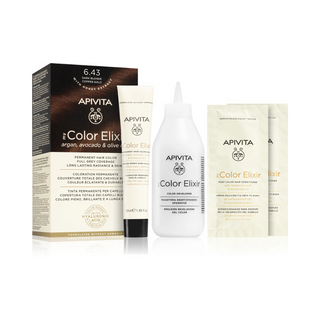 Apivita My Color Elixir Coloração Permanente 6.43 Loiro Escuro Cobre