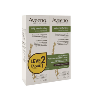 Aveeno Paquete doble hidratante diario de 100 ml