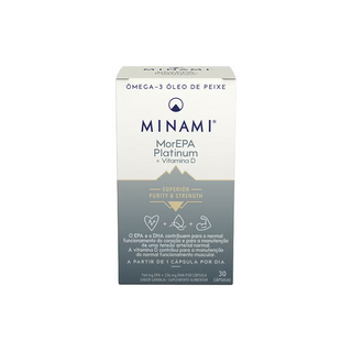 Minami MorEPA Platinum + Vitamina D 30 Cápsulas