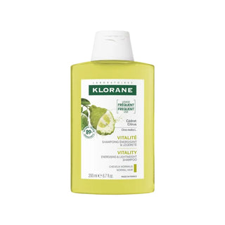 Champú capilar orgánico Klorane con pulpa de cidra 200 ml