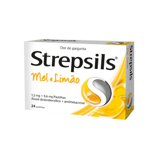 Strepsils Mel e Limão 1,2/0,6mg 24 Pastilhas