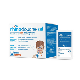 Rhinodouche Sal Xl Saquetas Lavagem Nasal 5 g x 40