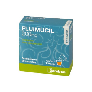 Fluimucil 200mg 20 Saquetas