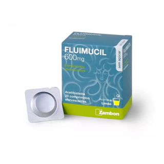 Fluimucil 600mg 20 Comprimidos Efervescentes