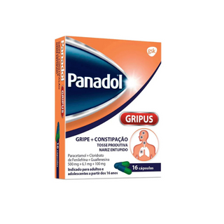 Panadol Gripus 500/100/6,1mg 16 Cápsulas
