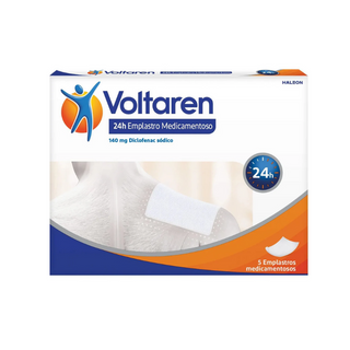 Voltaren Plast 140mg 5 Emplastros Medicamentosos 24h