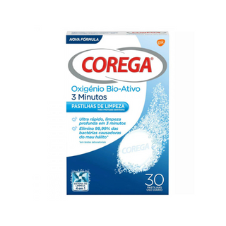 Corega Oxígeno Bioactivo Comprimidos Limpiadores 30 comprimidos