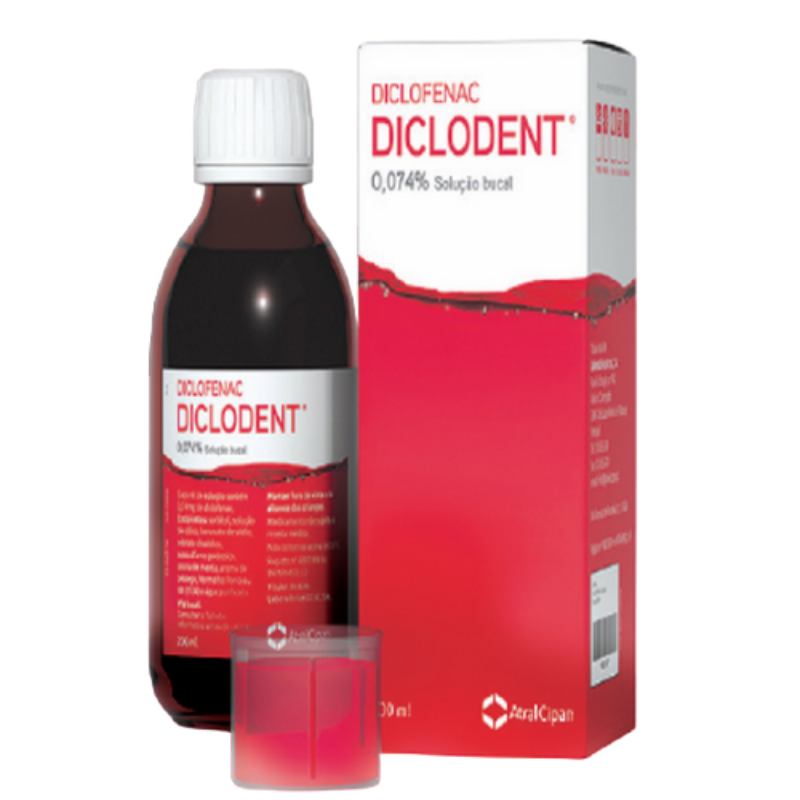 Diclodent, 0,74 mg/ml-200 ml x 1 frasco de solución oral