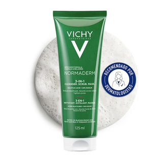 Vichy Normaderm Mascarilla Crema Exfoliante 3En1 125ml