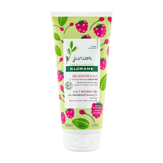 Klorane Petit Junior Gel Duche Corpo e Cabelo Framboesa 200ml