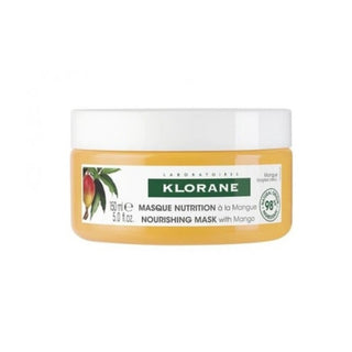 Mascarilla reparadora nutritiva con manteca de mango orgánica Klorane Hair 150 ml