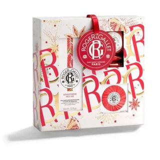 Roger & Gallet Coffret Gingembre Rouge Água Perfumada 100ml Oferta Sabonete + Pastilhas de Banho