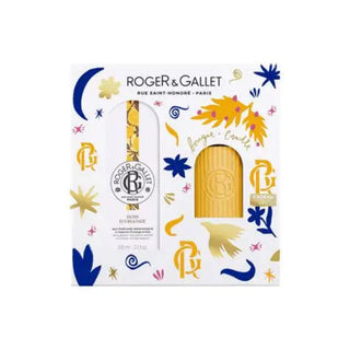Roger & Gallet Coffret Bois d'Orange Água Perfumada 100ml + Oferta Vela Perfumada