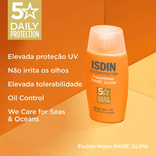 Fotoprotector ISDIN Fusion Water Magic Glow Solar FPS 30 50 ml