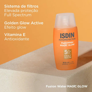 Fotoprotector ISDIN Fusion Water Magic Glow Solar FPS 30 50 ml