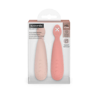 Suavinex Set Colheres de Aprendizagem +6m Rosa