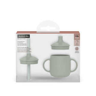 Vaso de aprendizaje verde Suavinex +6m 200 ml