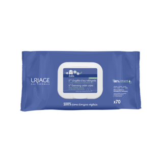 Toallitas limpiadoras Uriage Baby 1st 70 unidades
