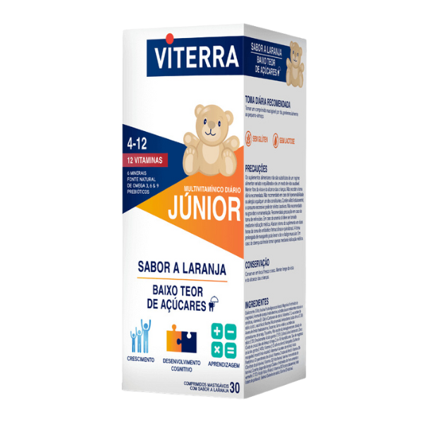 Viterra Junior Complemento Alimenticio 30 Comprimidos Masticables