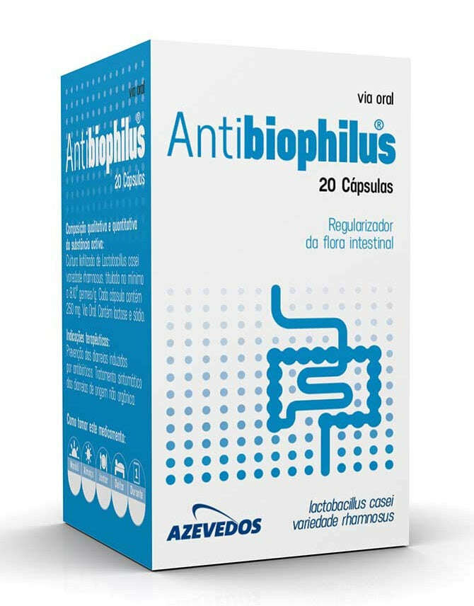 Antibiophilus 250mg 20 Cápsulas