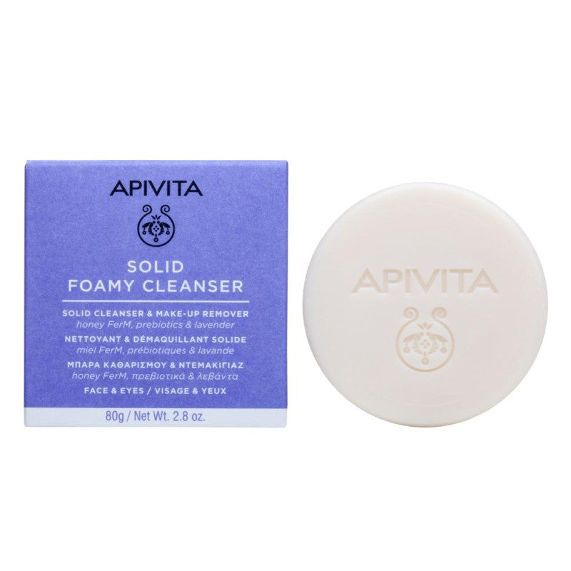 Apivita Espuma de Limpeza Sólida Rosto e Olhos 80g